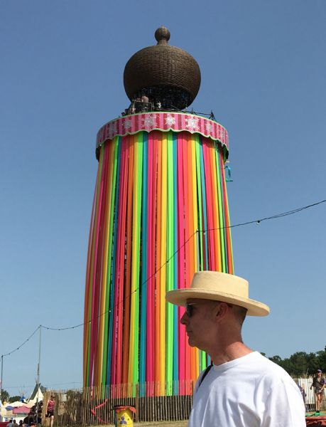 105 bespoke ribbon tower glasto with jay 105 bespoke ribbon tower glasto with jay