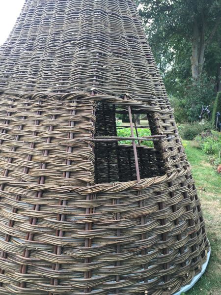 bespoke conical structure close up bespoke conical structure close up