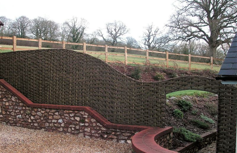 sloping insitu weave with arch sloping insitu weave with arch