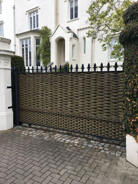 website driveway gate woven with willow london website driveway gate woven with willow london